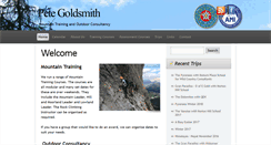 Desktop Screenshot of petegoldsmith.co.uk